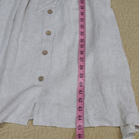 Petal & Pup Layla Linen button front dress size 2 - Picture 13 of 13